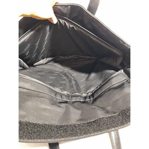 Coach EUC Black Mercer 5117 Twill Leather Trim Padded Laptop Bag Tote - Picture 6 of 6
